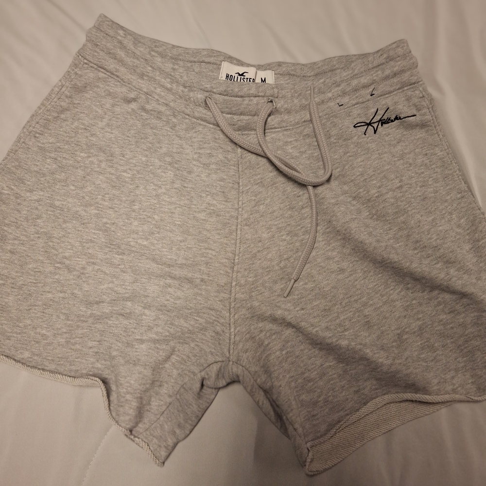 Hollister Men's Athletic Shorts - Light Blue, Black, Gray - Picture 2 of 14